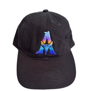 Avatar Hat  Cap Mens OSFM Black NEW Embroidered Logo 20th Century Studios